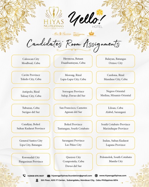 Yellow Hotel Welcomes Hiyas Ng Pilipinas with Open Arms!